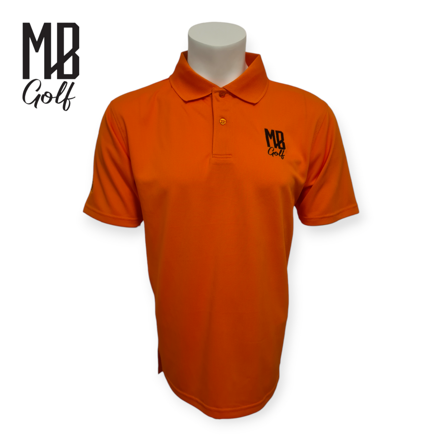 MarBex Dormie Polo in Bright Orange