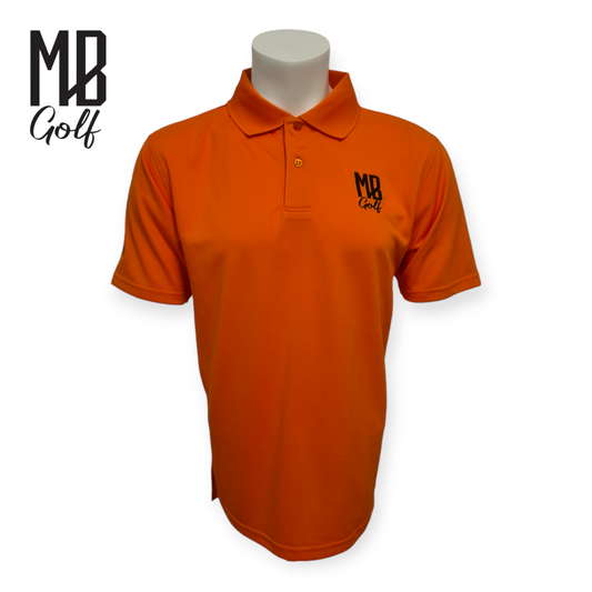 MarBex Dormie Polo in Bright Orange