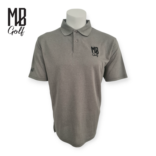 MarBex Dormie Polo in Heath Grey